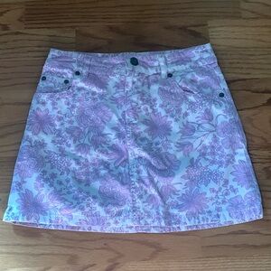 Xxs purple and white skirt